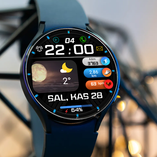 FSW248 digital Watchface